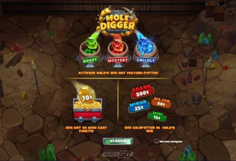 Screenshot 1 van Mole Digger